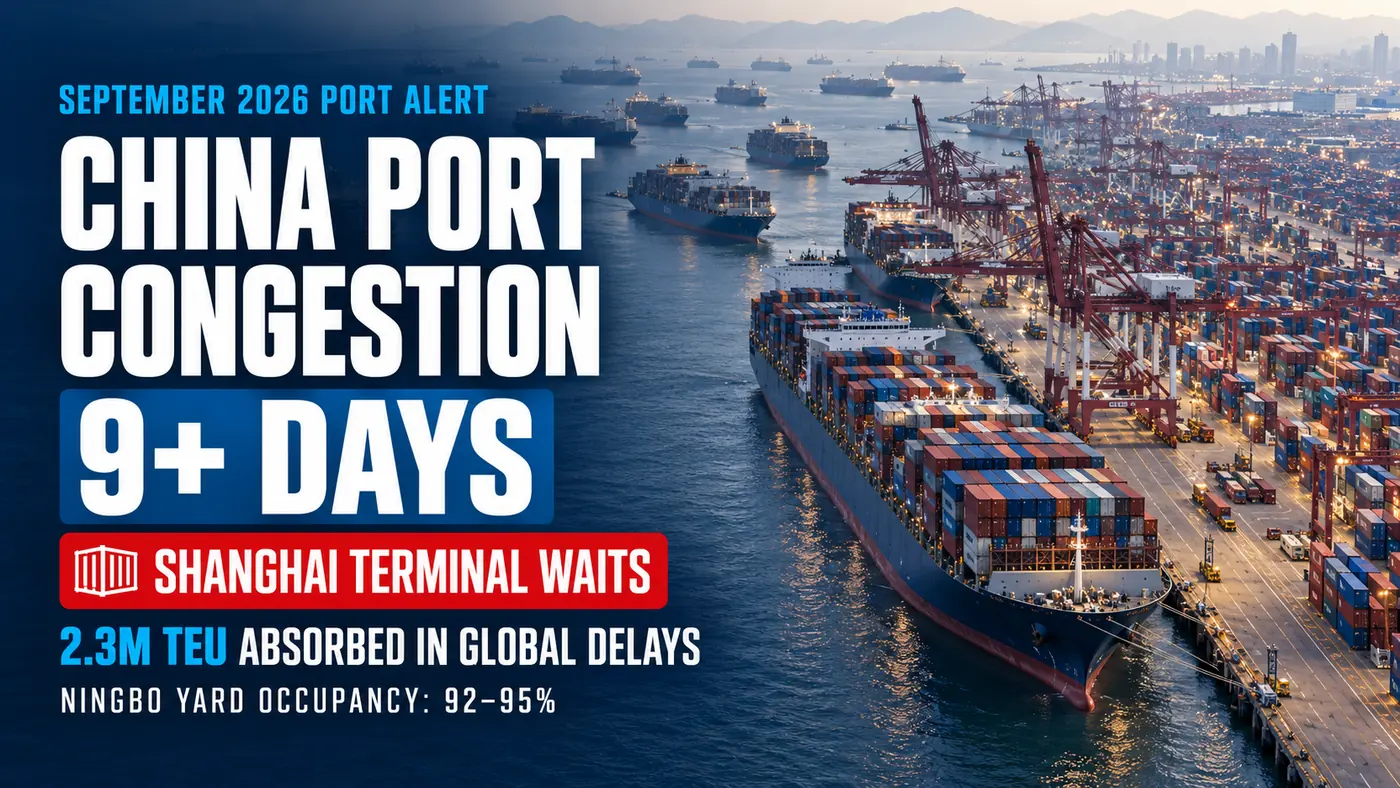 Shanghai and Ningbo Are Backed Up